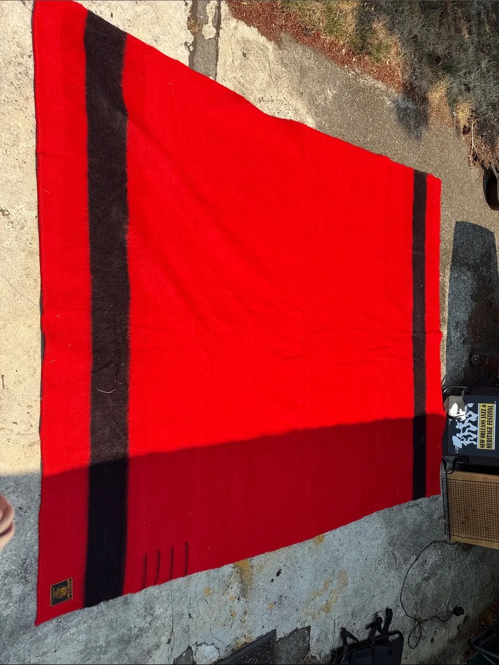 Early’s Witney Point wool queen sized blanket